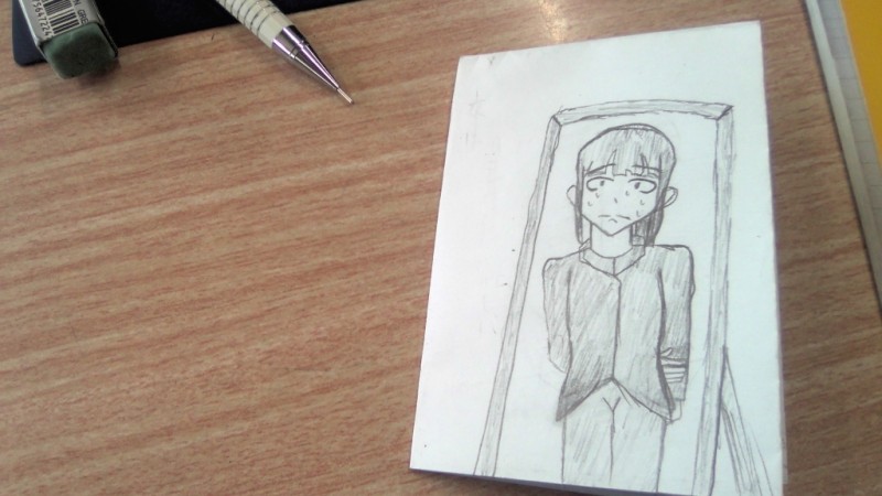 鏡に映っているオリキャラさん by あお 25/11/26